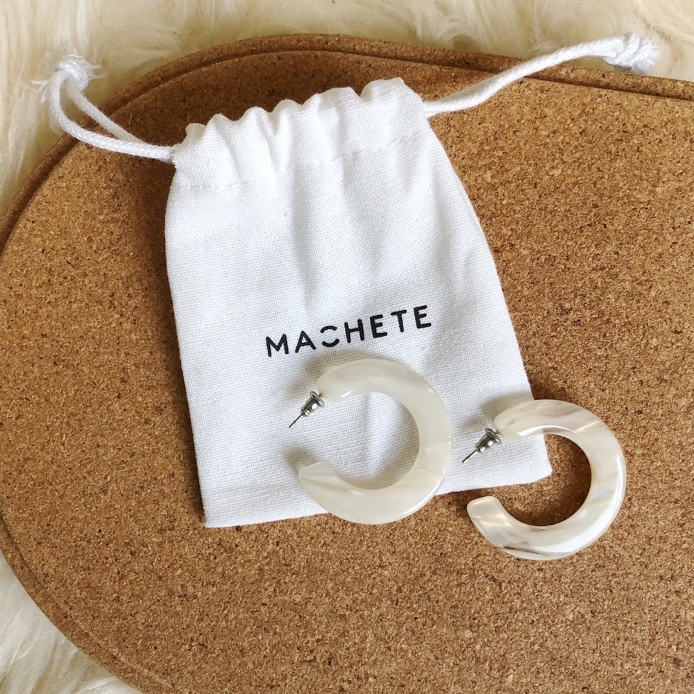 BRAND NEW Machete Kate Hoops in Opal